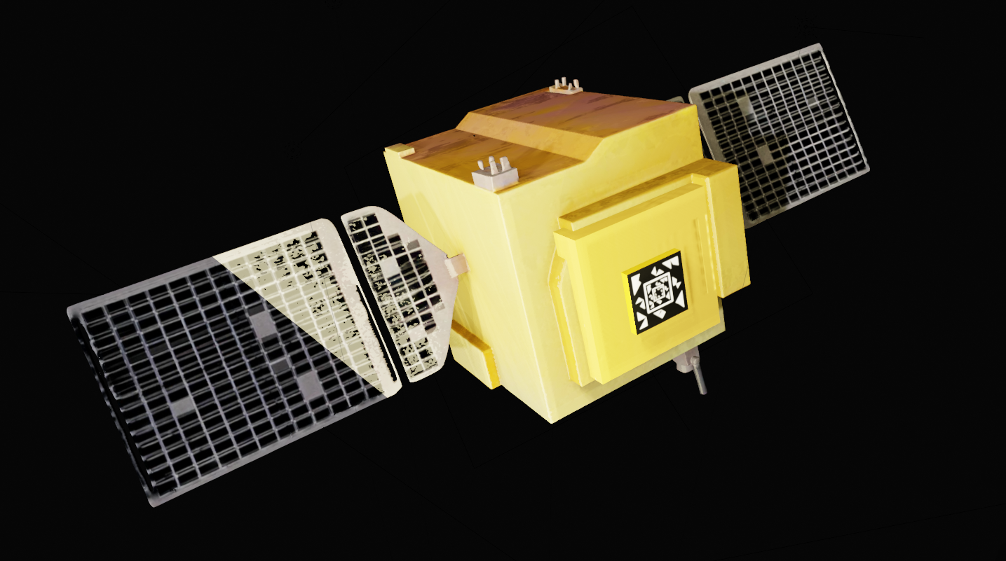 AstraTag detection on spacecraft mockup